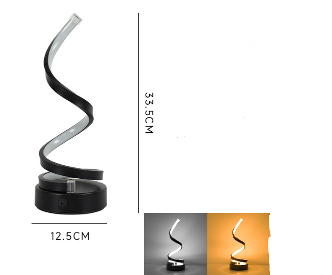 Modern LED Eye-Care Bedside Table Lamp – Dimmable with Remote Control
