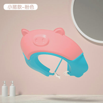 Adjustable Waterproof Silicone Kids Bath Cap with Ears