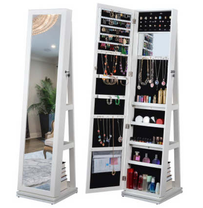 Rotating Jewelry Mirror