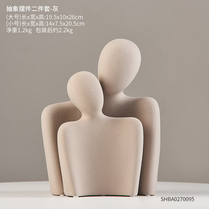 Ceramic Nordic Decorative Piece for Modern Interiors