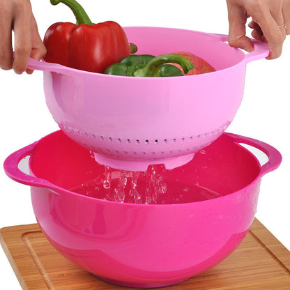 Baking Tools Set with Measuring Cups and Multi-purpose Strainer