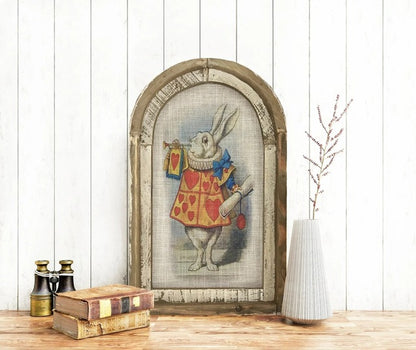 Easter Bunny Wall Art for Rustic Farmhouse Decor