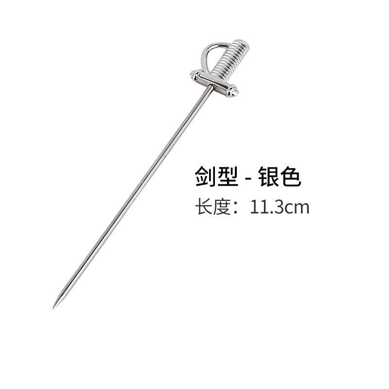 Stainless Steel Fruit Forks and Cocktail Picks Set