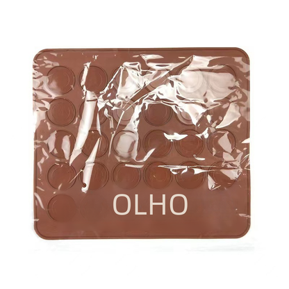 48-Cavity and 30-Cavity Silicone Baking Mats Set