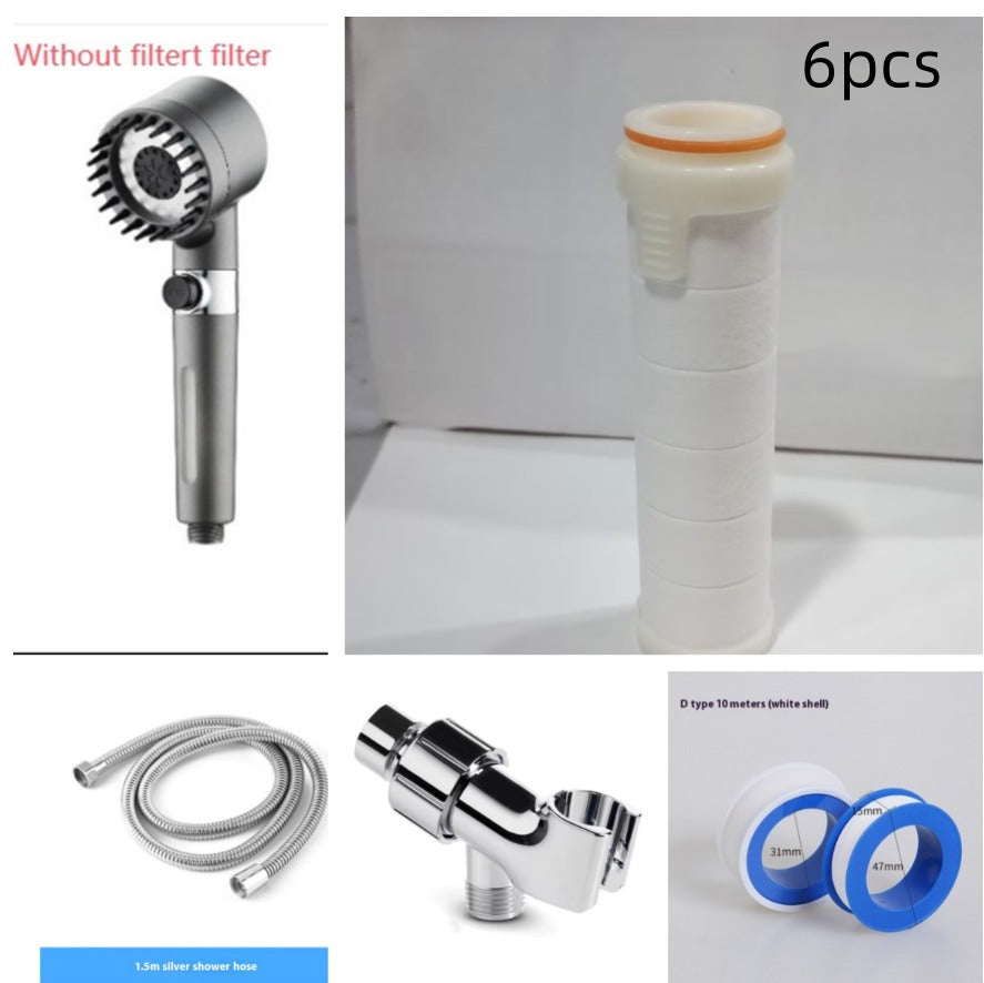 Snowflake Spray Water Filter Showerhead
