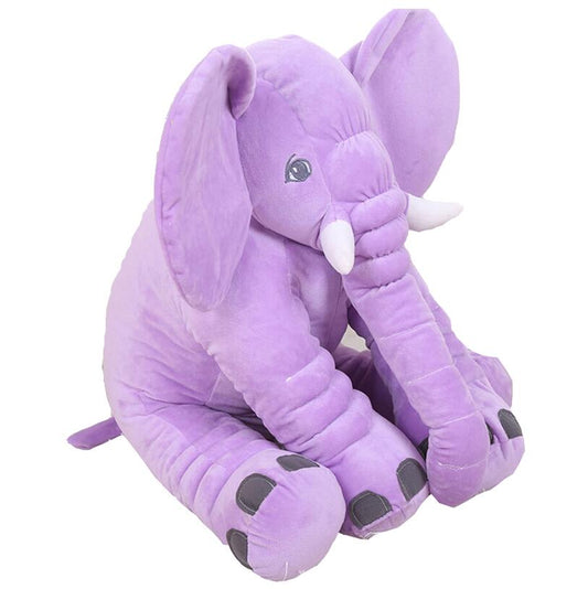 Plush Elephant Toy and Pillow Companion