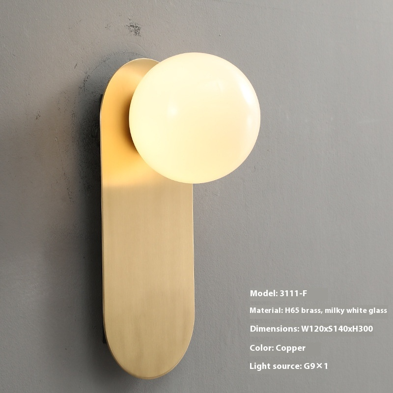 Arc Minimalist Wall Lamp – Rotating LED Sconce for Bedroom & Living Room