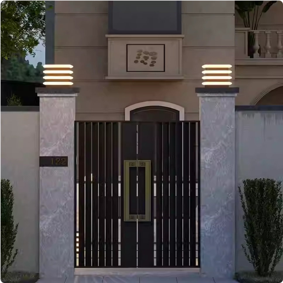 Solar Waterproof Outdoor Wall Pillar Lamp