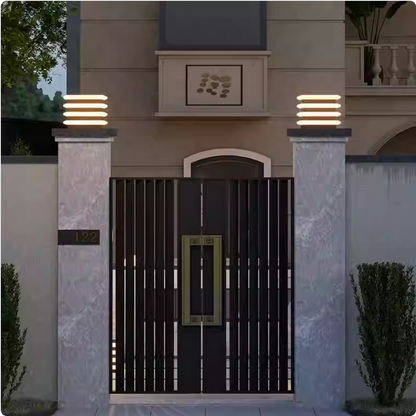 Solar Waterproof Outdoor Wall Pillar Lamp