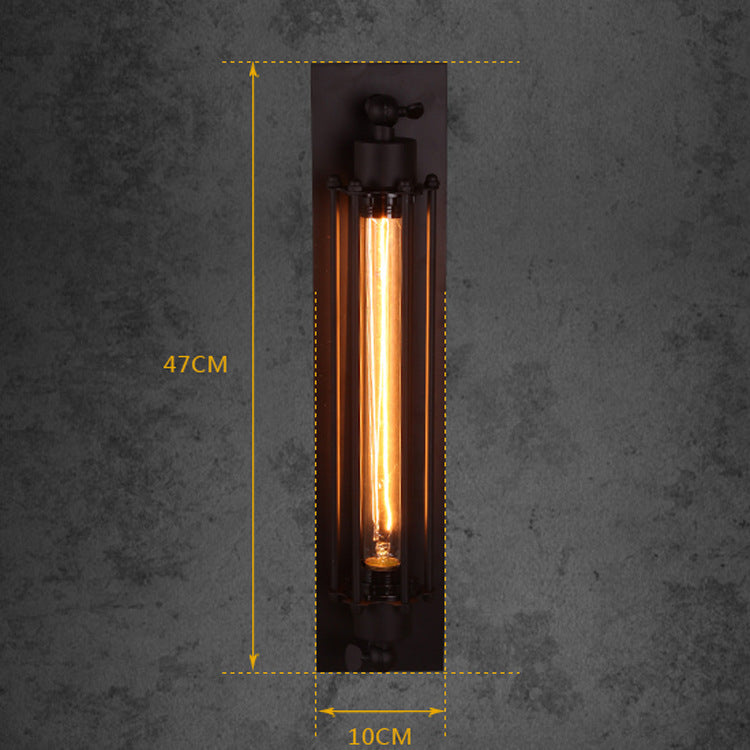 Vintage Industrial Edison Wall Lamp for Indoor Use