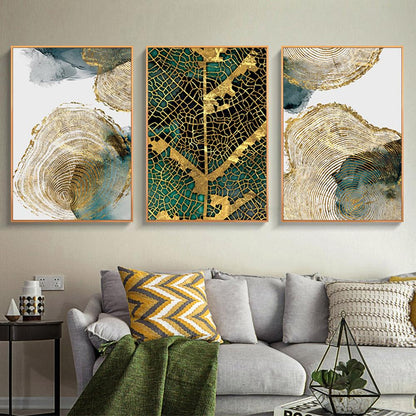 Nordic Modern Abstract Tree Texture Wall Art (30x40/40x50)