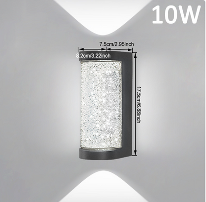 Elegant Crystal Wall Light