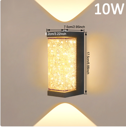 Elegant Crystal Wall Light