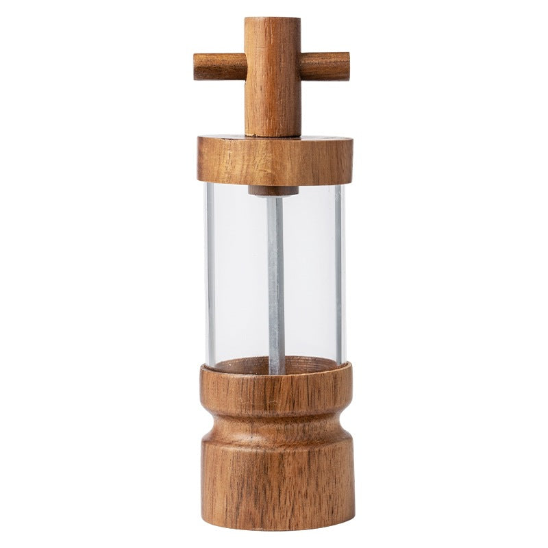 Creative Pepper Grinder with Acrylic and Acacia Wood