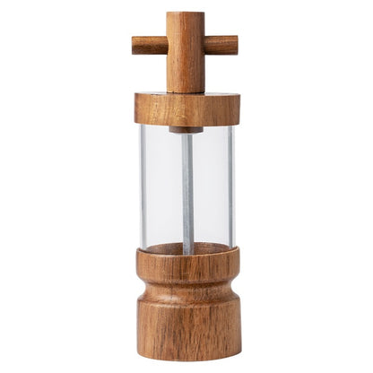 Creative Pepper Grinder with Acrylic and Acacia Wood