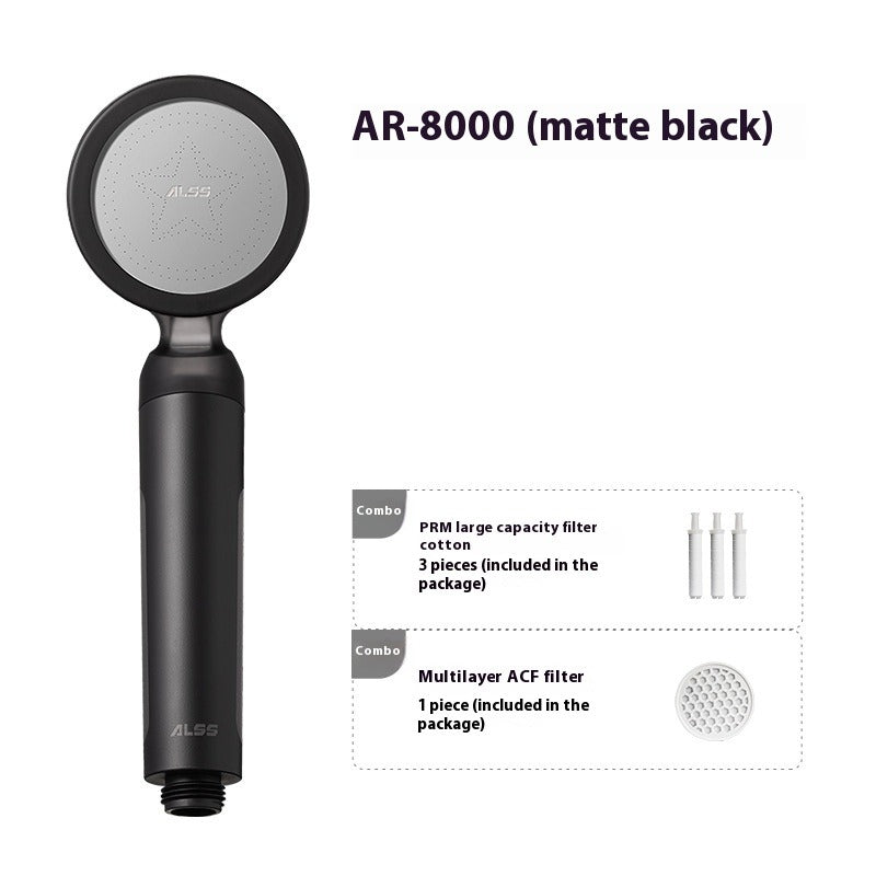 Filtered Supercharged Handheld Shower Head