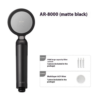Filtered Supercharged Handheld Shower Head