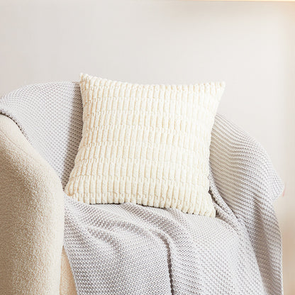 Corduroy Home Sofa Decorative Pillow Cover (Without Filling)