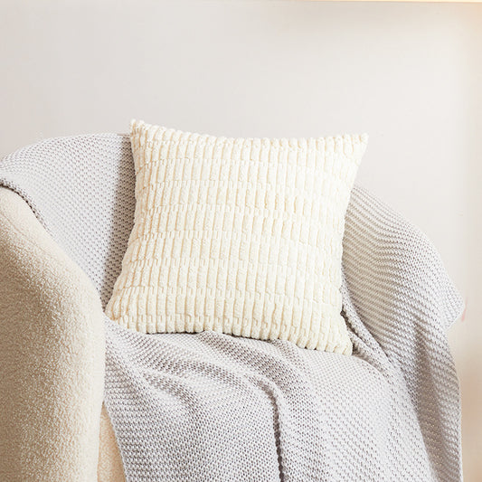 Corduroy Home Sofa Decorative Pillow Cover (Without Filling)