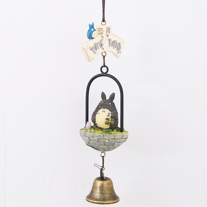 Totoro Wind Chime Pendant - Cute Decorative Item