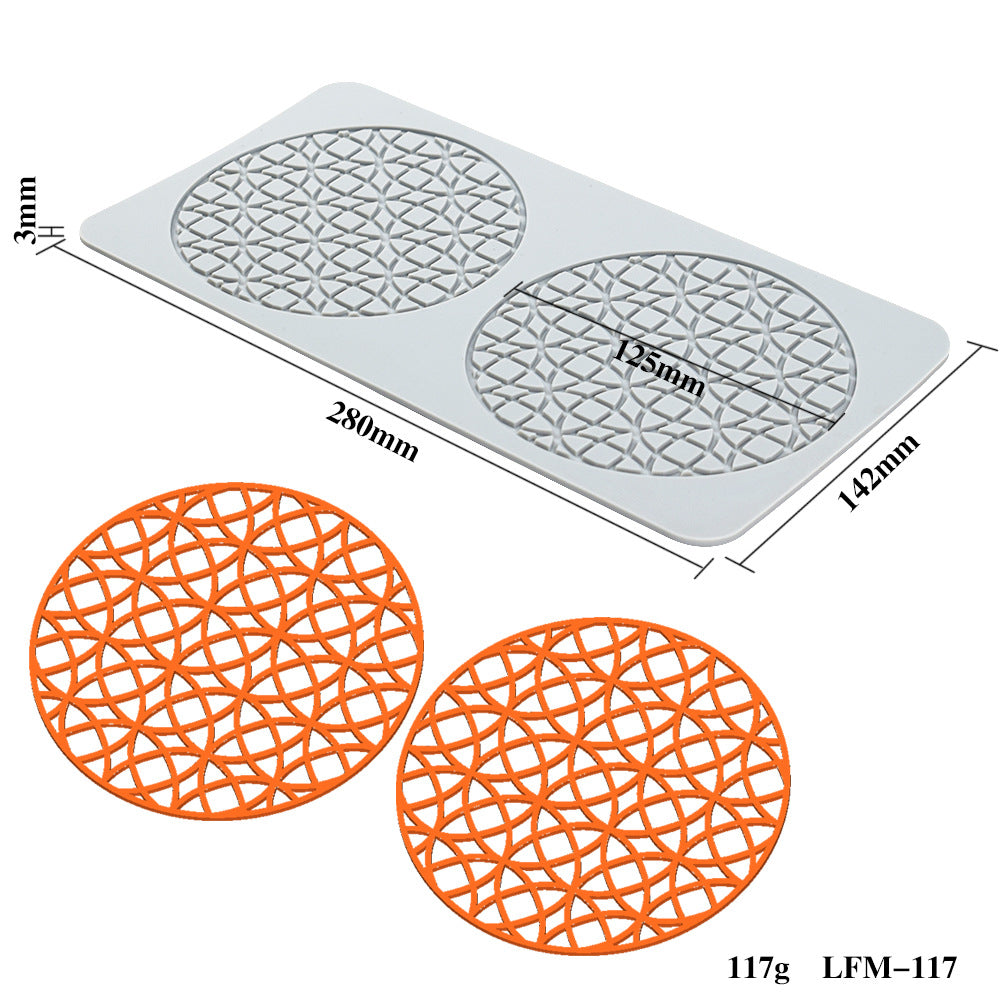 Silicone Leaf and Flower Molds for DIY Desserts