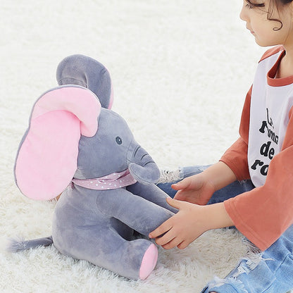 Elefante de peluche musical personalizable para niños