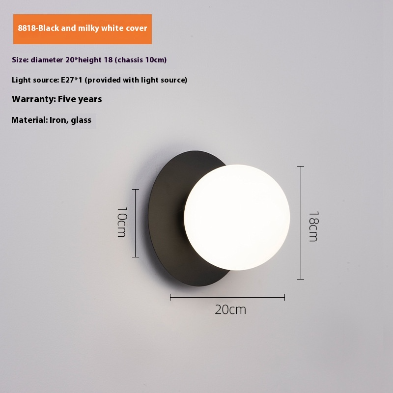 Arc Minimalist Wall Lamp – Rotating LED Sconce for Bedroom & Living Room