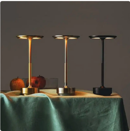Metal Touch Desk Lamp – Premium LED in Gold, Silver & Matte Black Finish