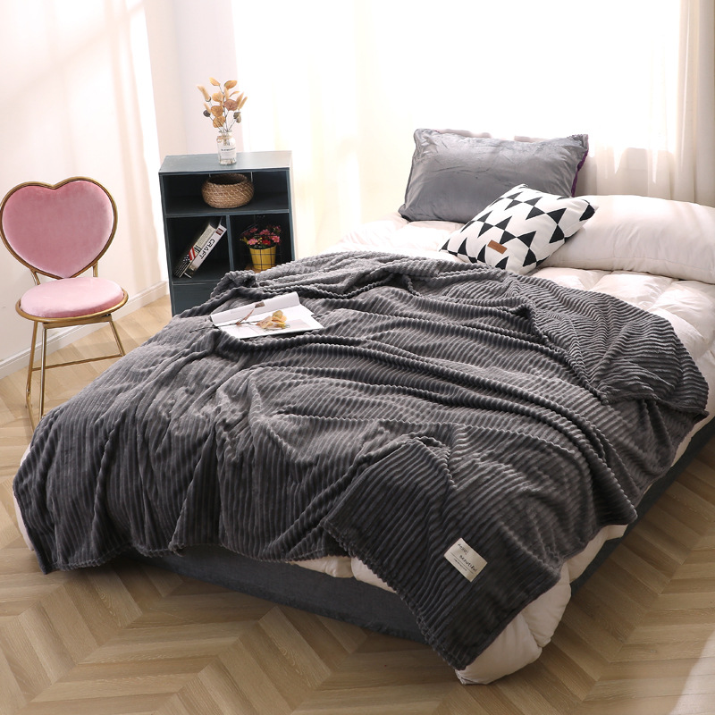 Double-Layer French Flannel Blanket – Magic Velvet Throw