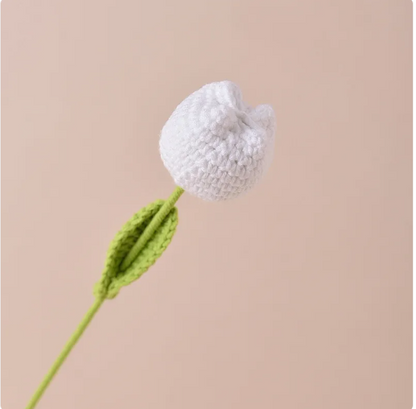 Handcrafted Crochet Tulip Decorative Flower