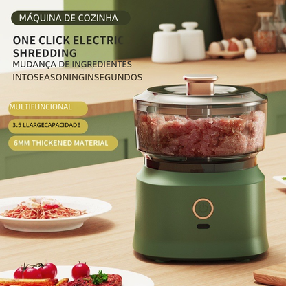Mini Wireless Electric Garlic Press and Masher