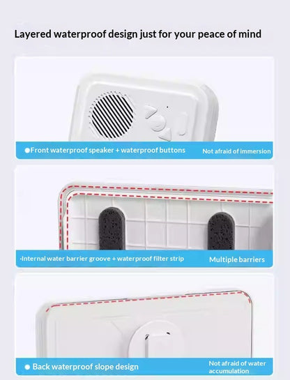 Bathroom Waterproof Phone Box with Bluetooth Speaker