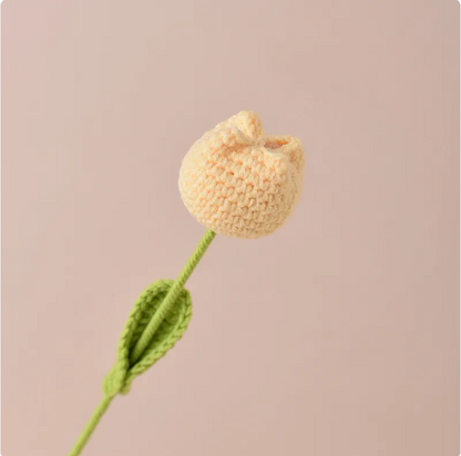 Handcrafted Crochet Tulip Decorative Flower
