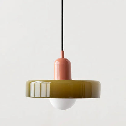 Memphis Modern Glass Chandelier