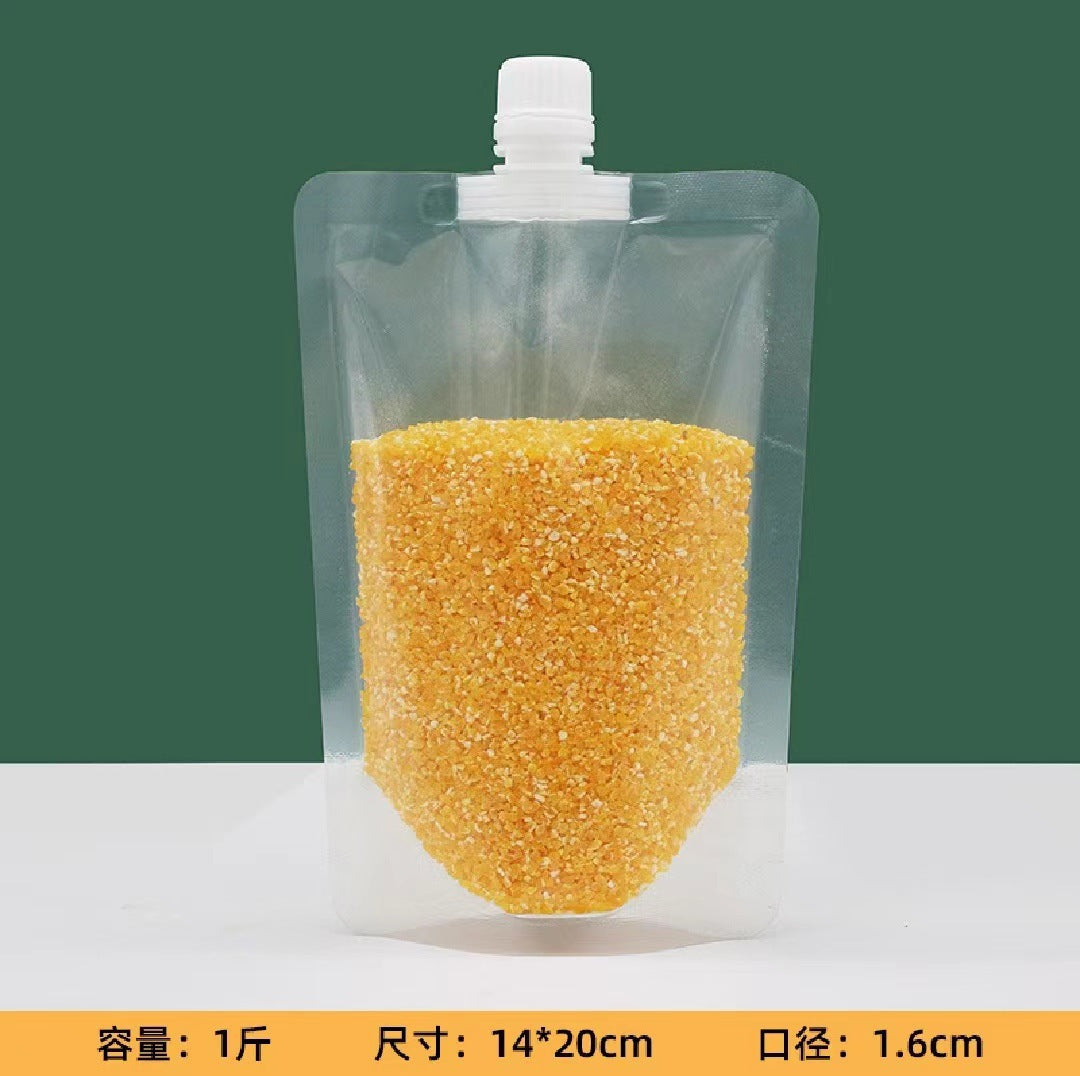 Bolsas selladas de grado alimenticio para almacenar granos y arroz