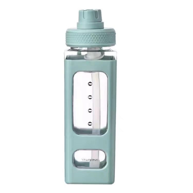Cute Plastic Straw Sports Cup