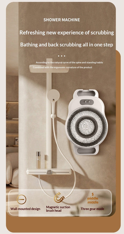 Electric Shower Scrubber Automatic Back & Body