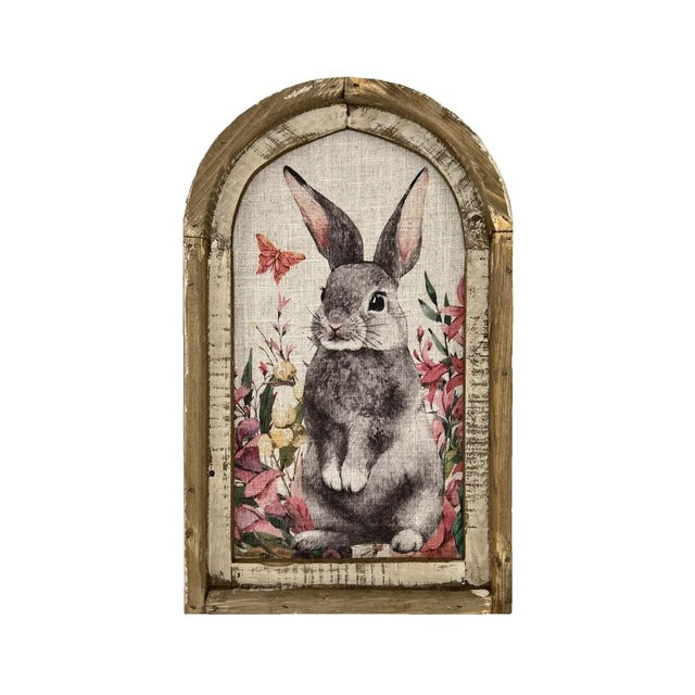 Easter Bunny Wall Art for Rustic Farmhouse Decor