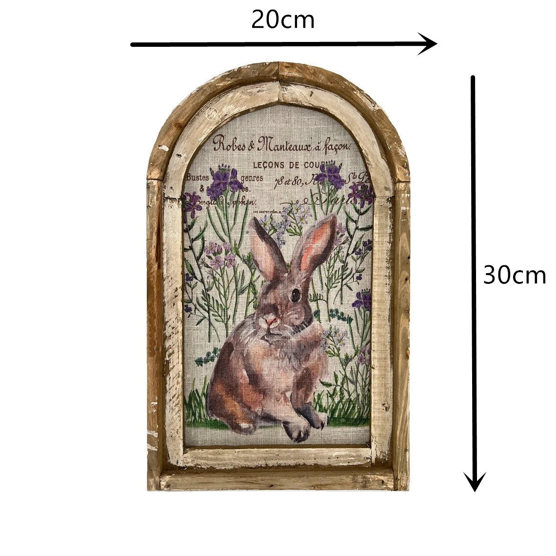 Easter Bunny Wall Art for Rustic Farmhouse Decor