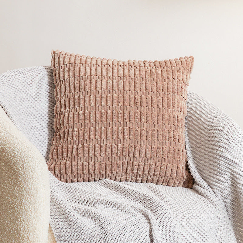 Corduroy Home Sofa Decorative Pillow Cover (Without Filling)