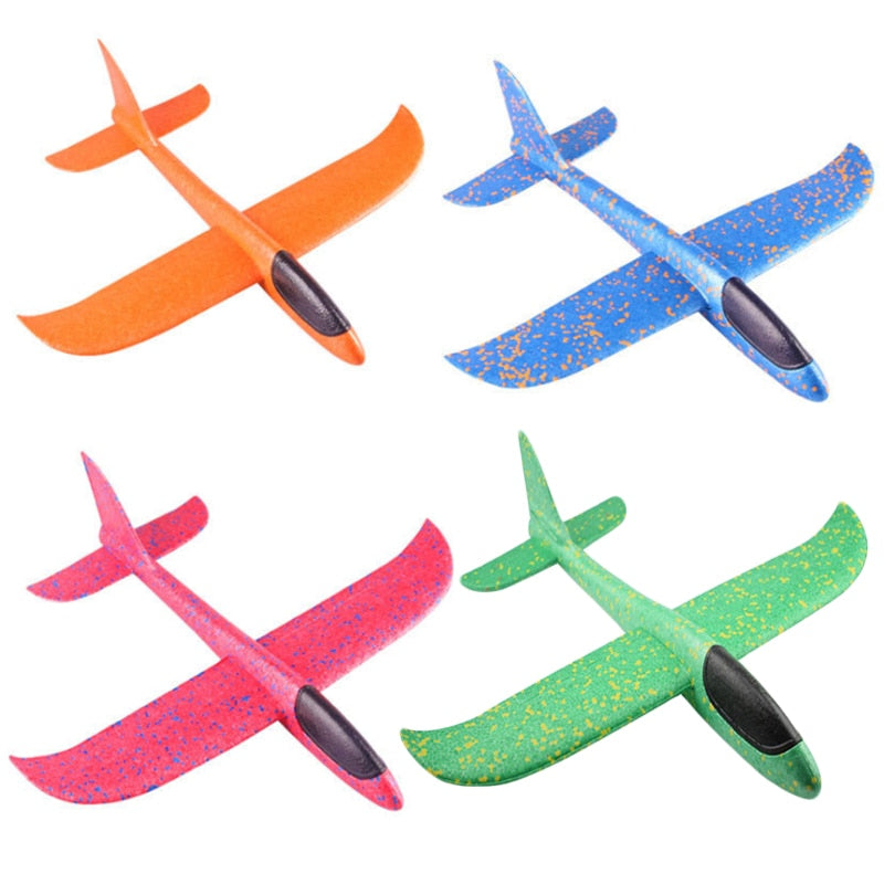 Large 48cm Foam Glider Toy with Spinning Design
