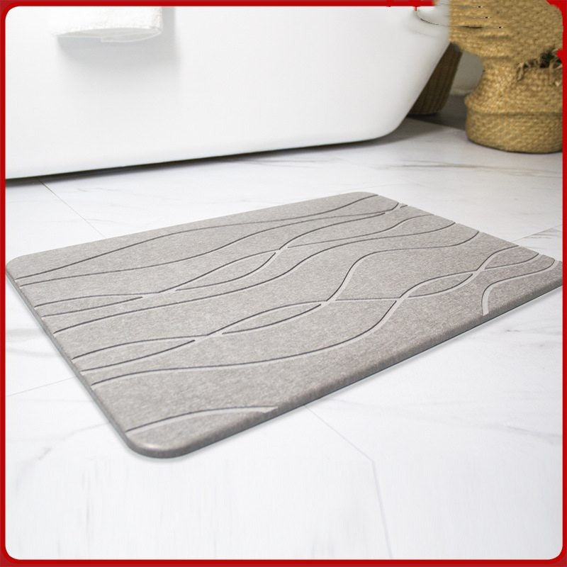 Diatomite Bathroom Mats Non-slip Step Pad