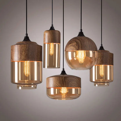 Three-Head Glass Bar Chandelier – Creative Pendant Light for Dining & Kitchen