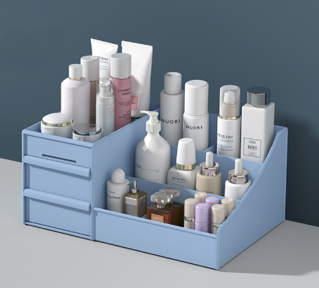 1pc Multifunctional Drawer Storage Box for Skin Care