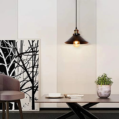Vintage Loft Edison Pendant Light – Industrial Retro Chandelier for Living Room