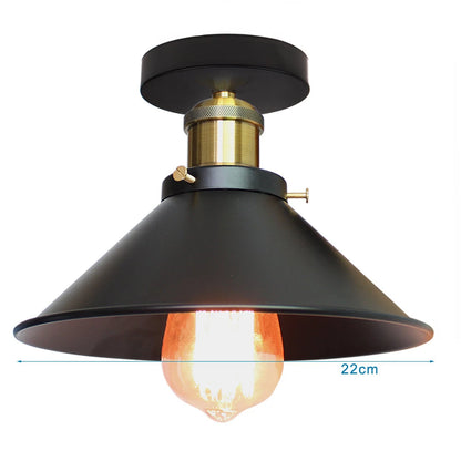Vintage Loft Edison Pendant Light – Industrial Retro Chandelier for Living Room