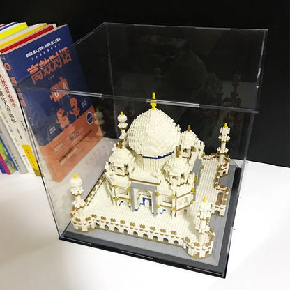 222 Size Acrylic Display Case for Collectibles Assemble Clear Acrylic Box Protection Showcase for Action Figures Organizing Toys