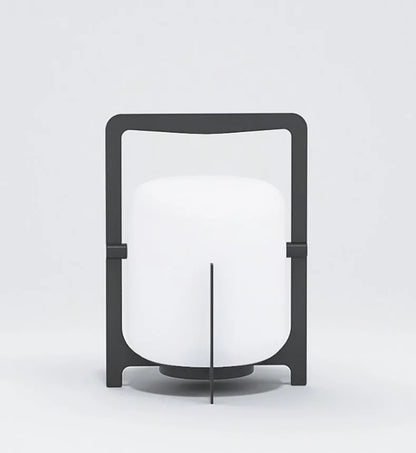 Modern Outdoor Indoor Floor Lamp White Acrylic Black Metal Lighting Floor Light For Garden Hotel Parlor Dining Room Bedroom