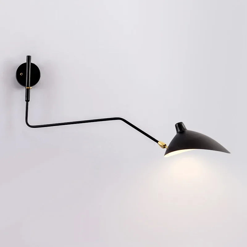 Serge Mouille 3-arm Floor lamp Designer Tripod LED Lamp Adjustable Spider Standing Lamp Loft master bedroom decor reading light