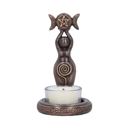 Resin Sculptural Candlestick
